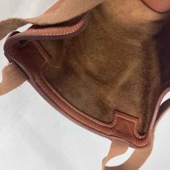 HERMES Sherpa PM backpack bag Backpack Leather Brown - Picture 13 of 16